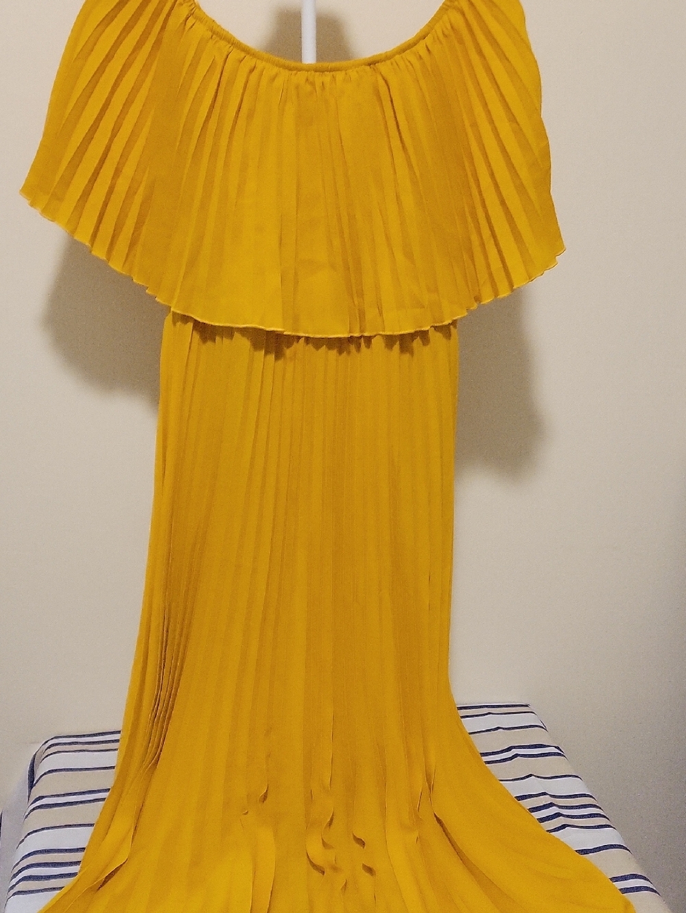 Chicwish Mustard Yellow Smocked Top